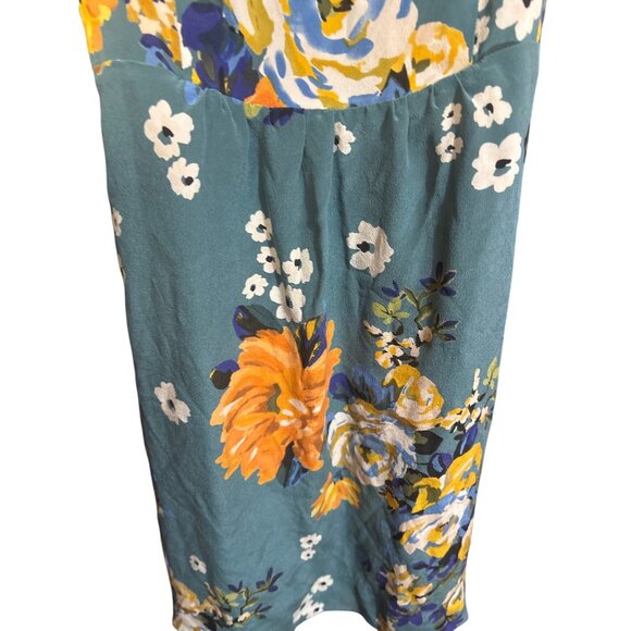 Floral Sleeveless Silk Dress By Moulinette Soeurs Size 0‎ - Picture 3 of 8